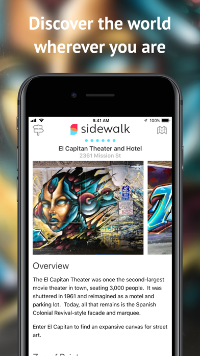 How to cancel & delete Sidewalk - Walking Tours from iphone & ipad 1