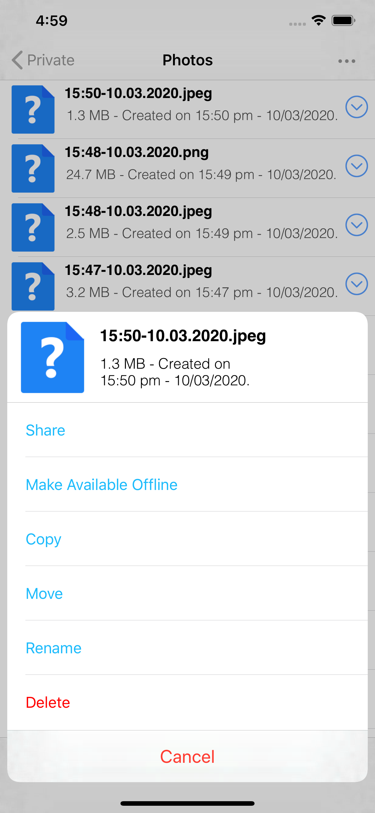 Deskcenter Files screenshot 9
