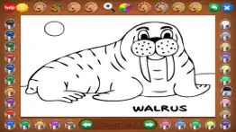 coloring book 3: animals iphone screenshot 3