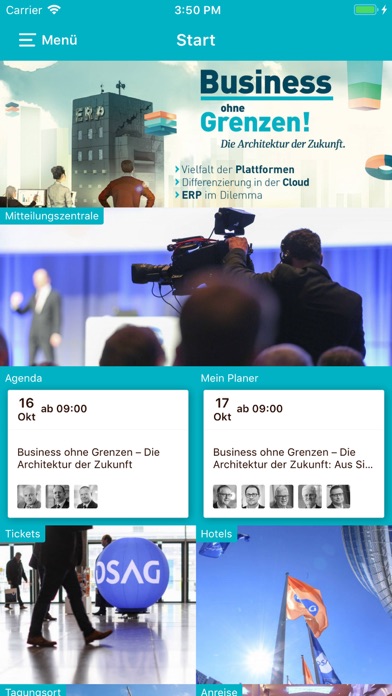 DSAG-Events Screenshot