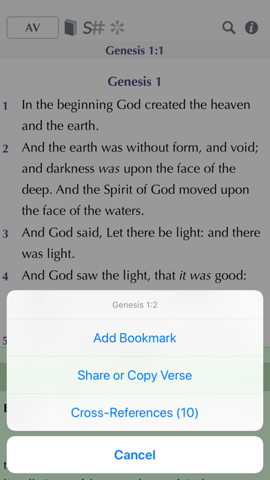 Online Bible Screenshot