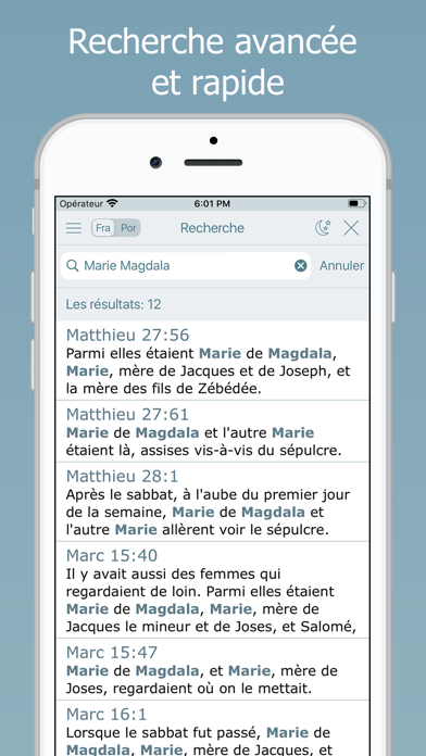 Screenshot #3 pour La Bible Bilingue en Français