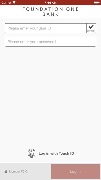 Foundation One Bank Business