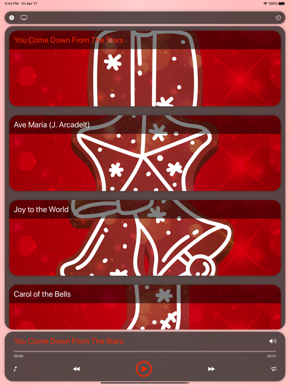 Screenshot #4 pour Playlist de Noël