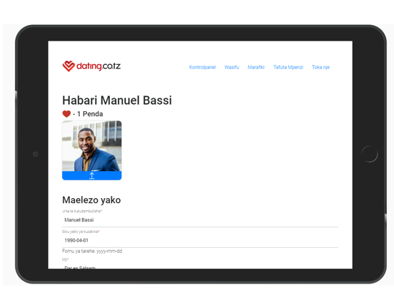 Screenshot #4 pour Dating.co.tz