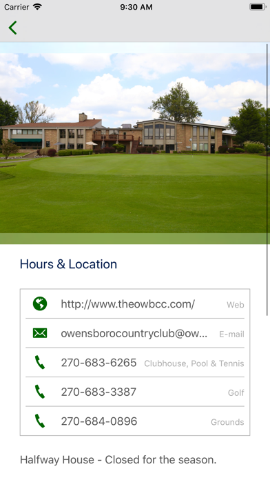 OCC - Owensboro Country Club screenshot