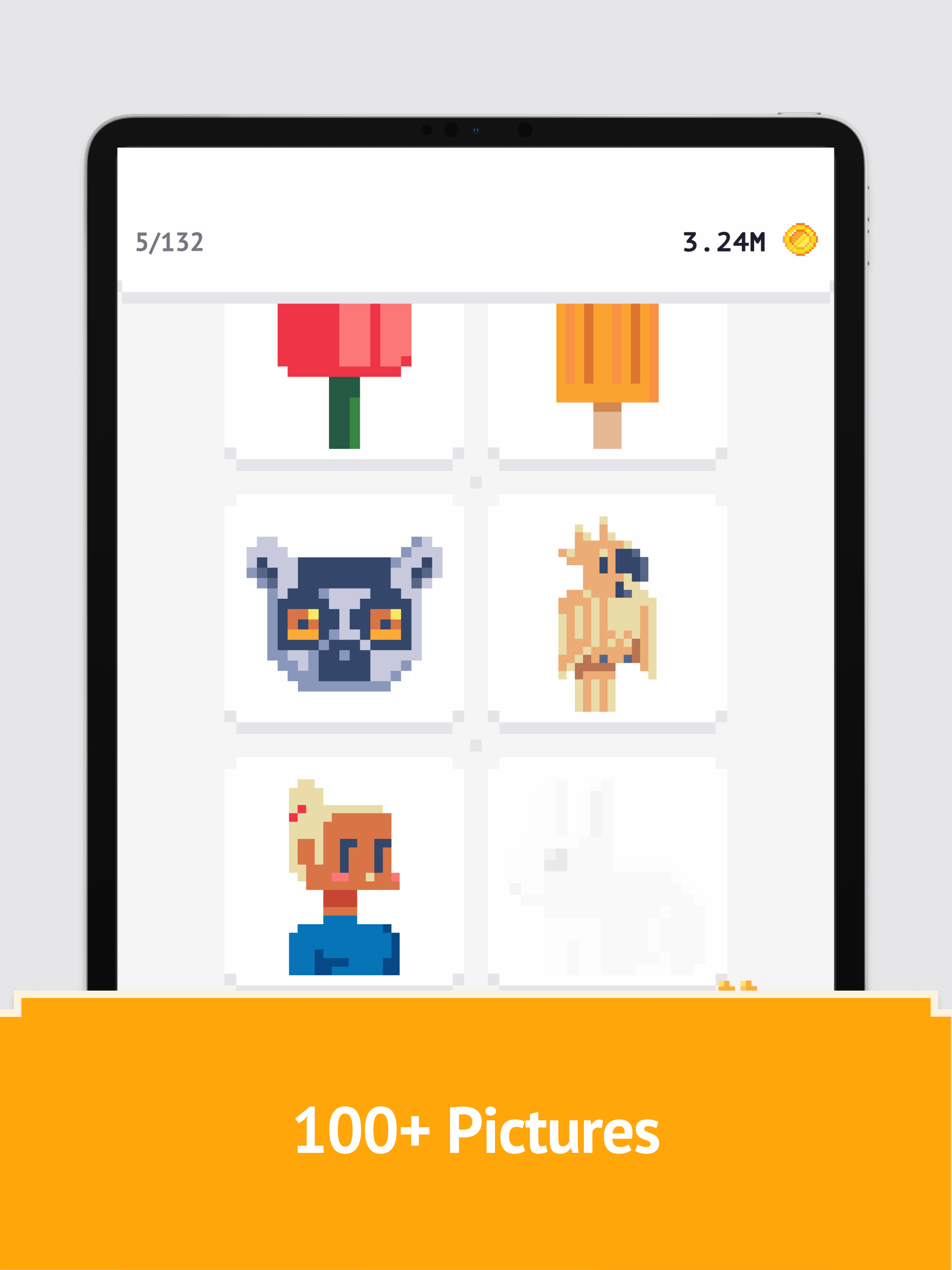 Idle Pixel Art Coloring Book