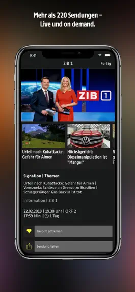 Game screenshot ORF TVthek: Video on Demand apk