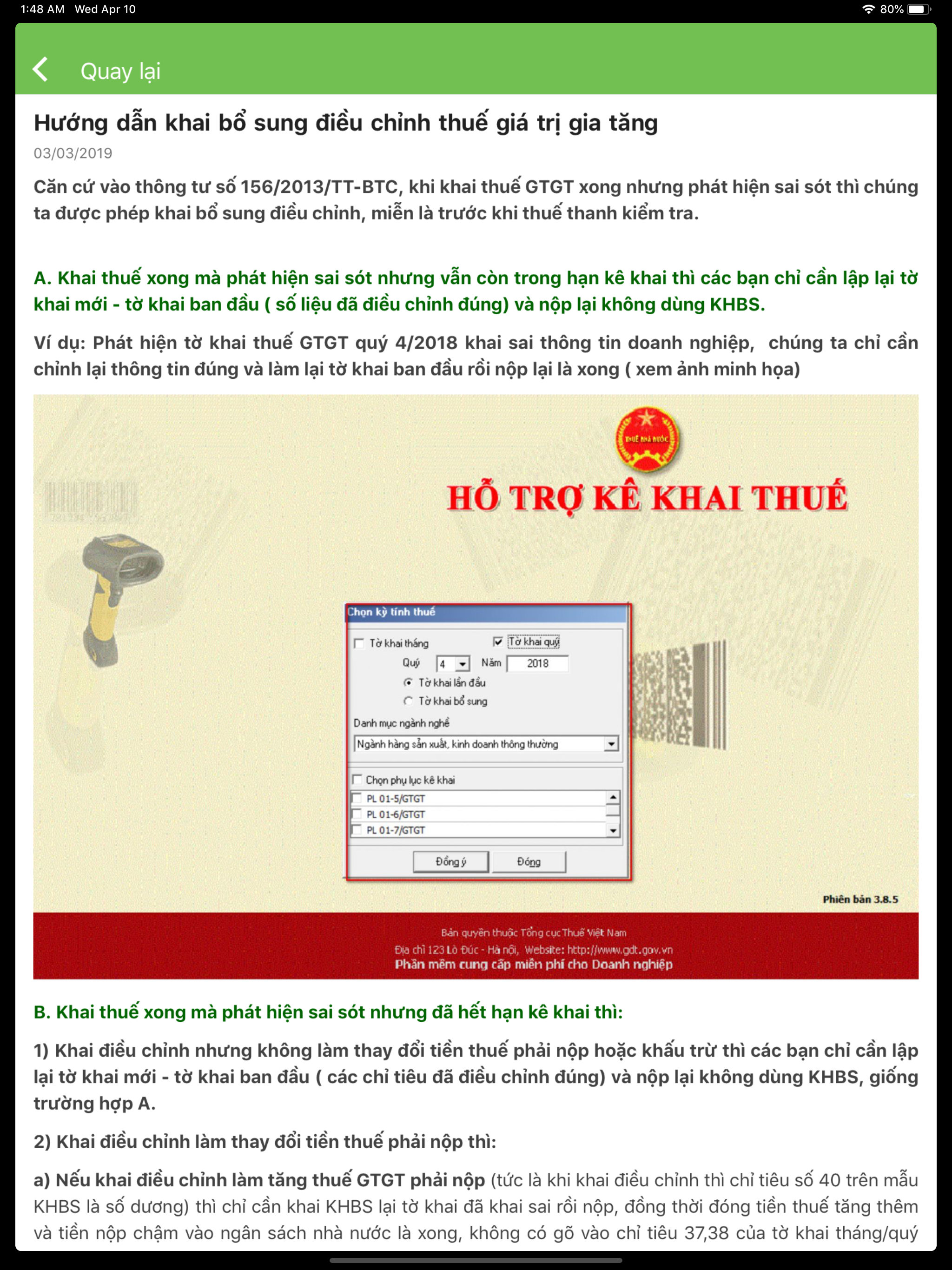 Báo Cáo Tài Chính - BCTC screenshot 8