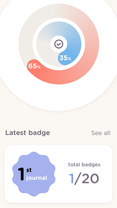 present - mindfulness journal iPhone screenshot 7 - Health & Fitness app