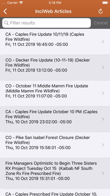 Wildfire Info screenshot-7