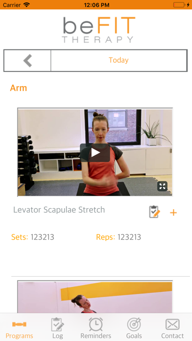 beFIT THERAPY Screenshot
