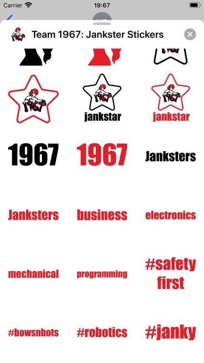 Team 1967: Jankster Stickers screenshot-4