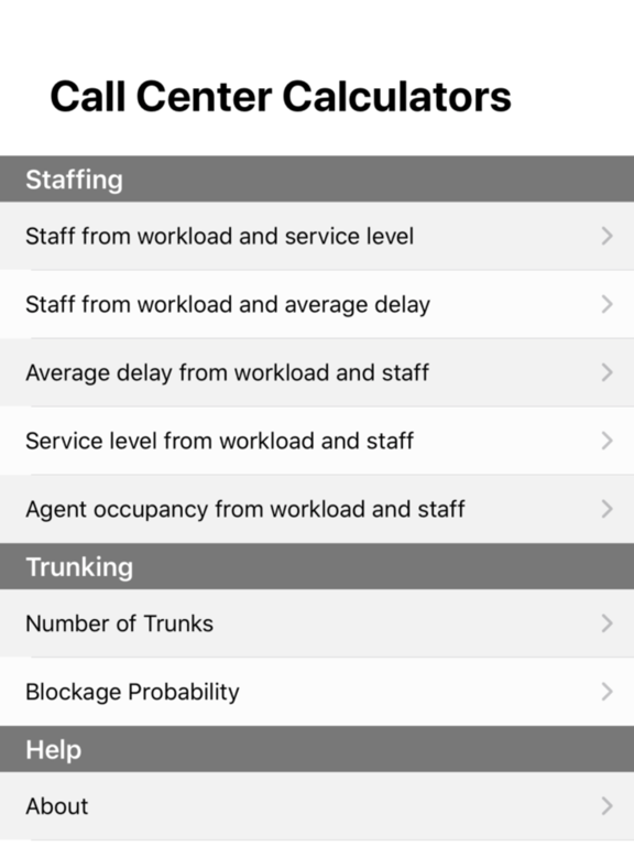 Screenshot #4 pour Call Center Calculators