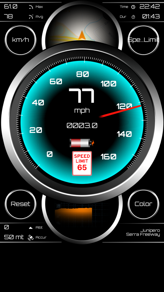 #7. Speedometer • (iOS) 由: UniCom Technology