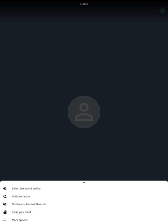 Meetz - Cloud Meetings iPad screenshot 3 - Business app