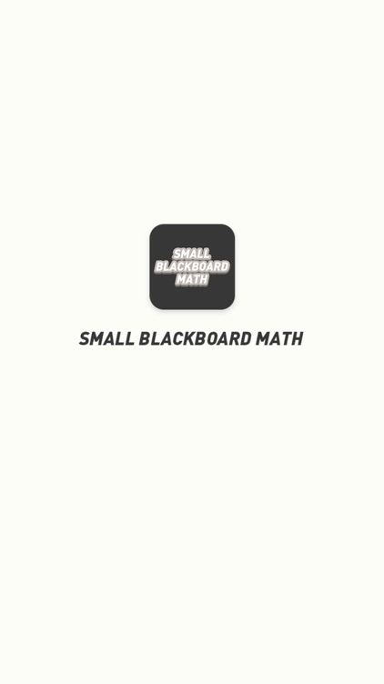 Blackboard Math