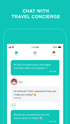 Tabiko: Japan Travel Concierge screenshot 2