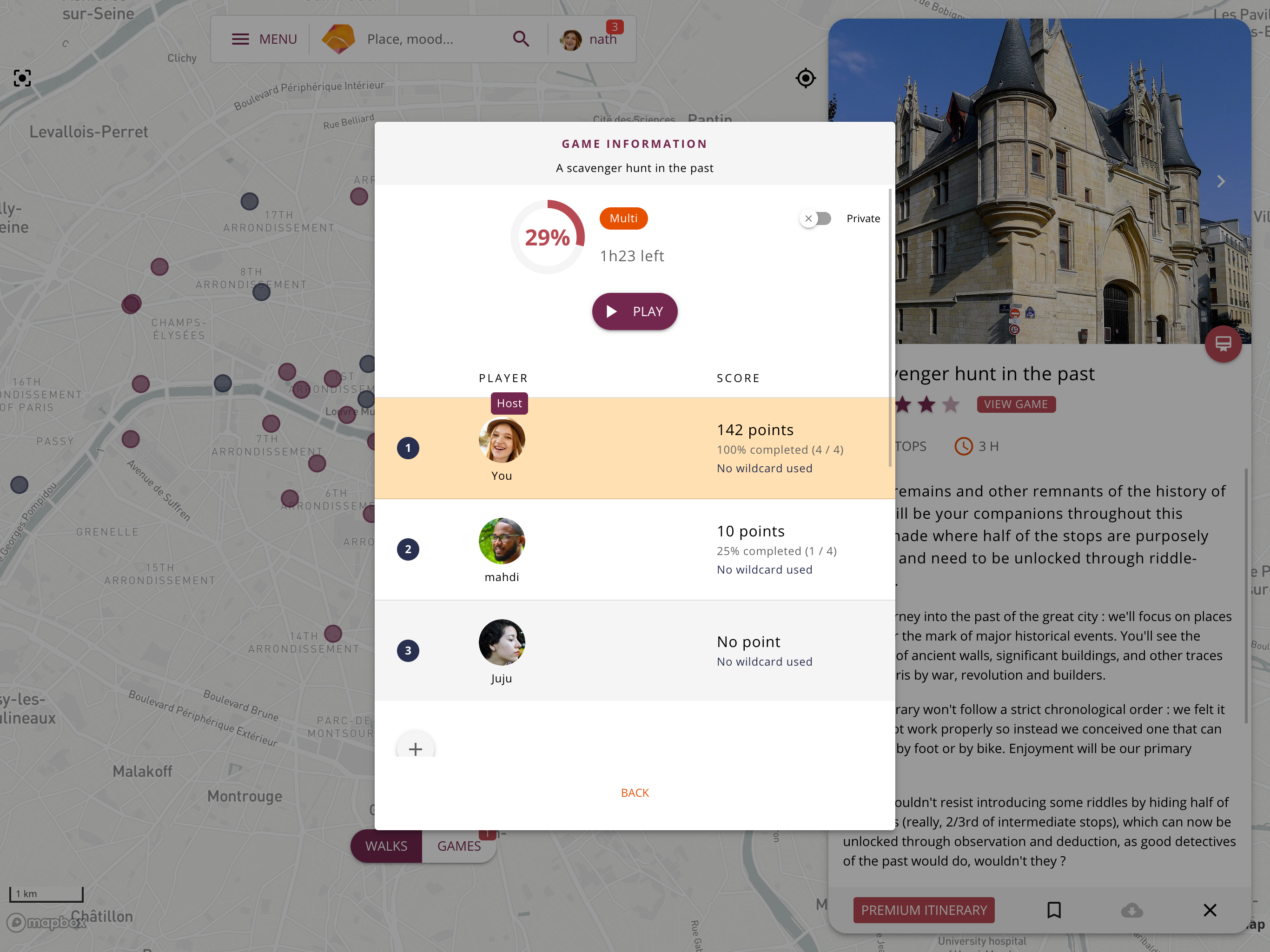 Paris Parcours screenshot 14