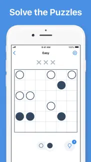 binary dots - logic puzzles iphone screenshot 1