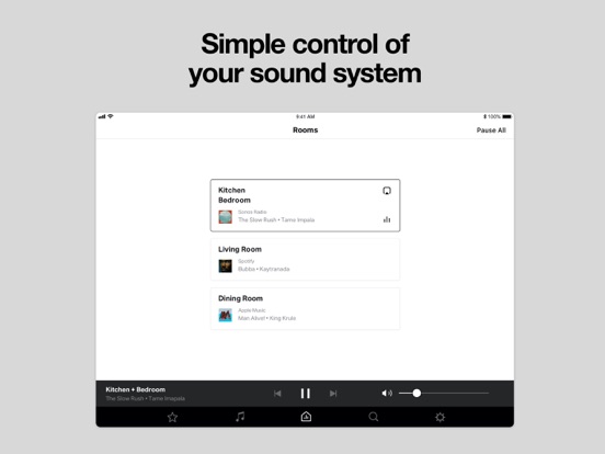 Sonos S1 Controller iPad screenshot 1