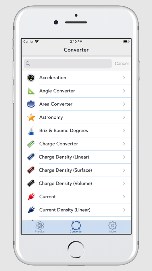#9. Physics Calculators Converters (iOS) By: V PUGAZHENTHI