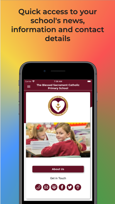 The Blessed Sacrament app screenshot