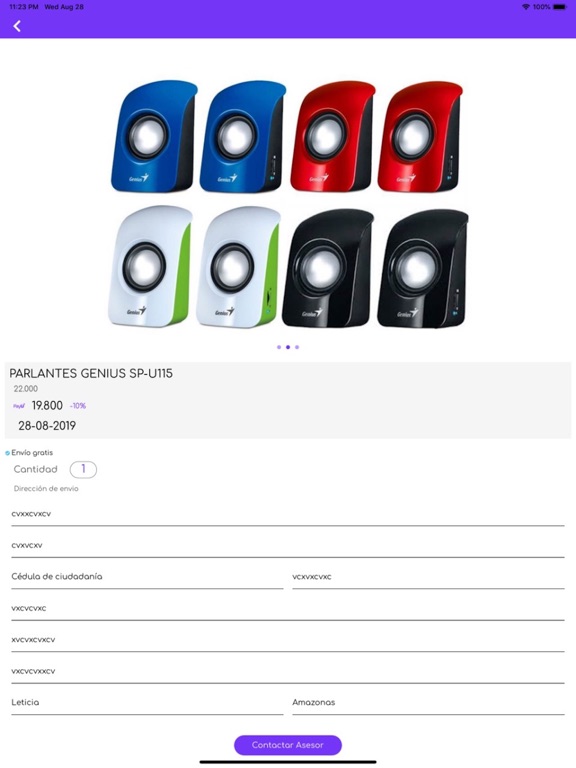 VIP Club iPad screenshot 5 - Shopping app