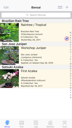 Bonsai Album screenshot 1