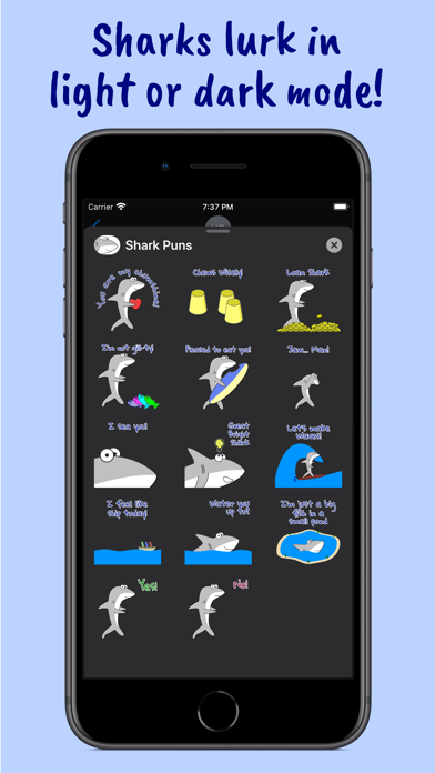 Shark Puns Animated Stickers screenshot 3