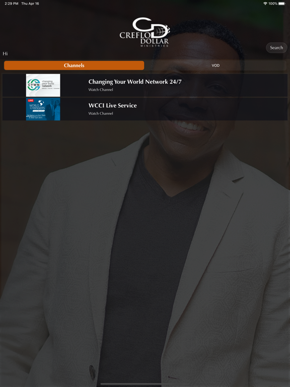Creflo Dollar Ministries Live iPad screenshot 6 - Lifestyle app