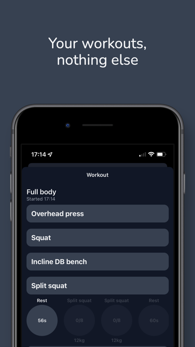 Stryde Workout Planner Screenshot