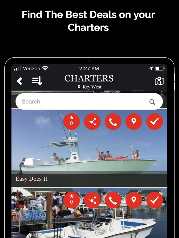 Key West Charters iPad screenshot 4 - Sports app