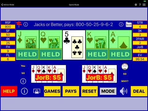 Play Perfect Video Poker Pro+のおすすめ画像3