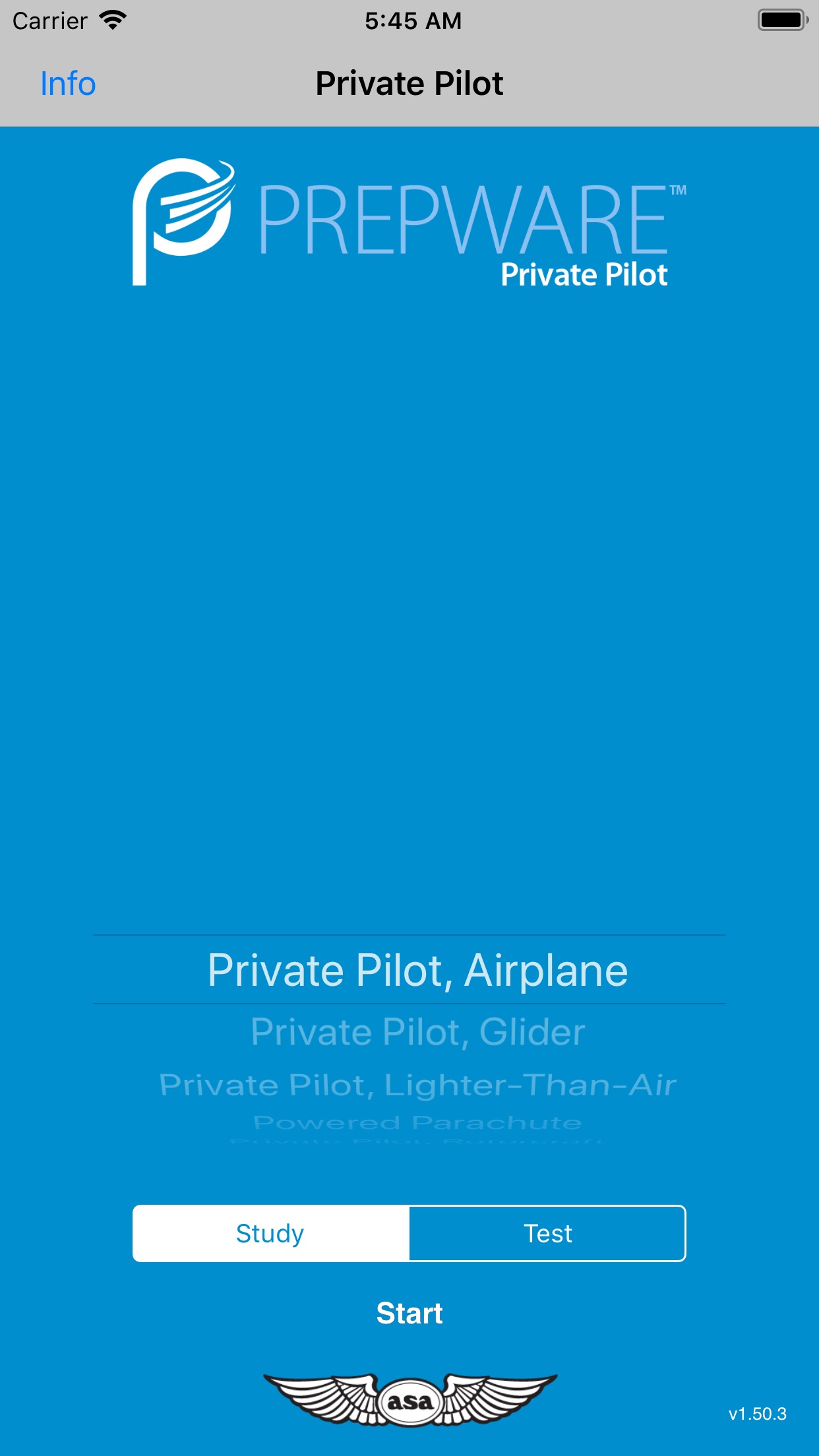 Screenshot 1 of Prepware Private Pilot