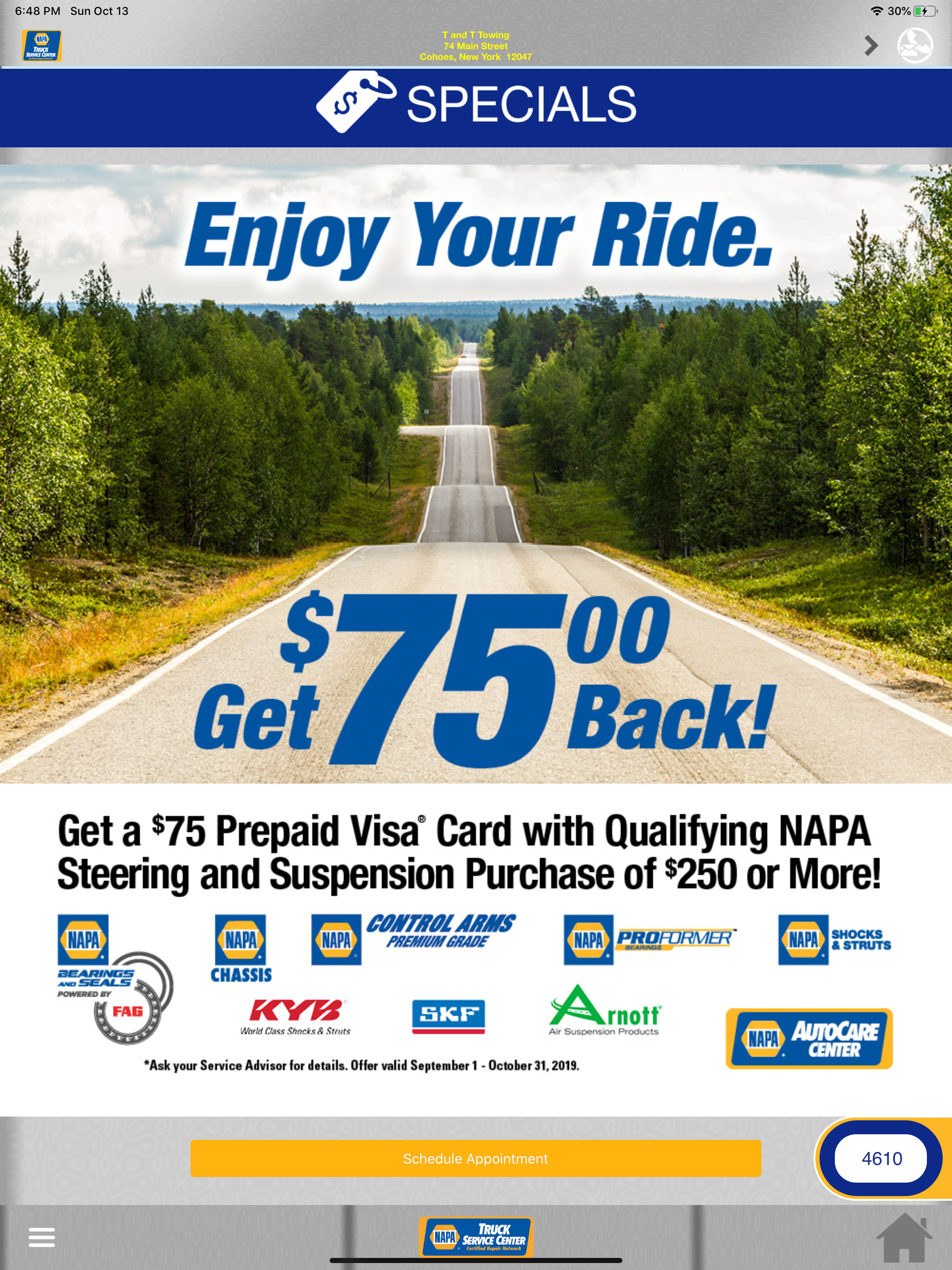 NAPA Truck Service Center