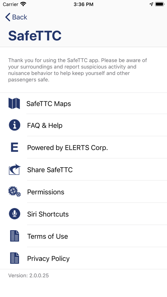 #3. SafeTTC (iOS) 由: ELERTS Corp