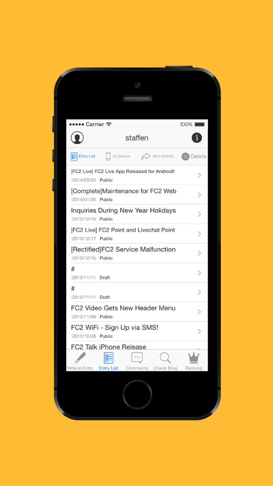 #1. FC2 Blog (iOS) 由: FC2,inc.