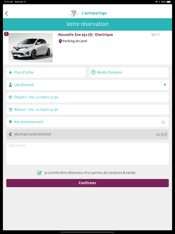Screenshot #5 pour Autopartage CCGVM