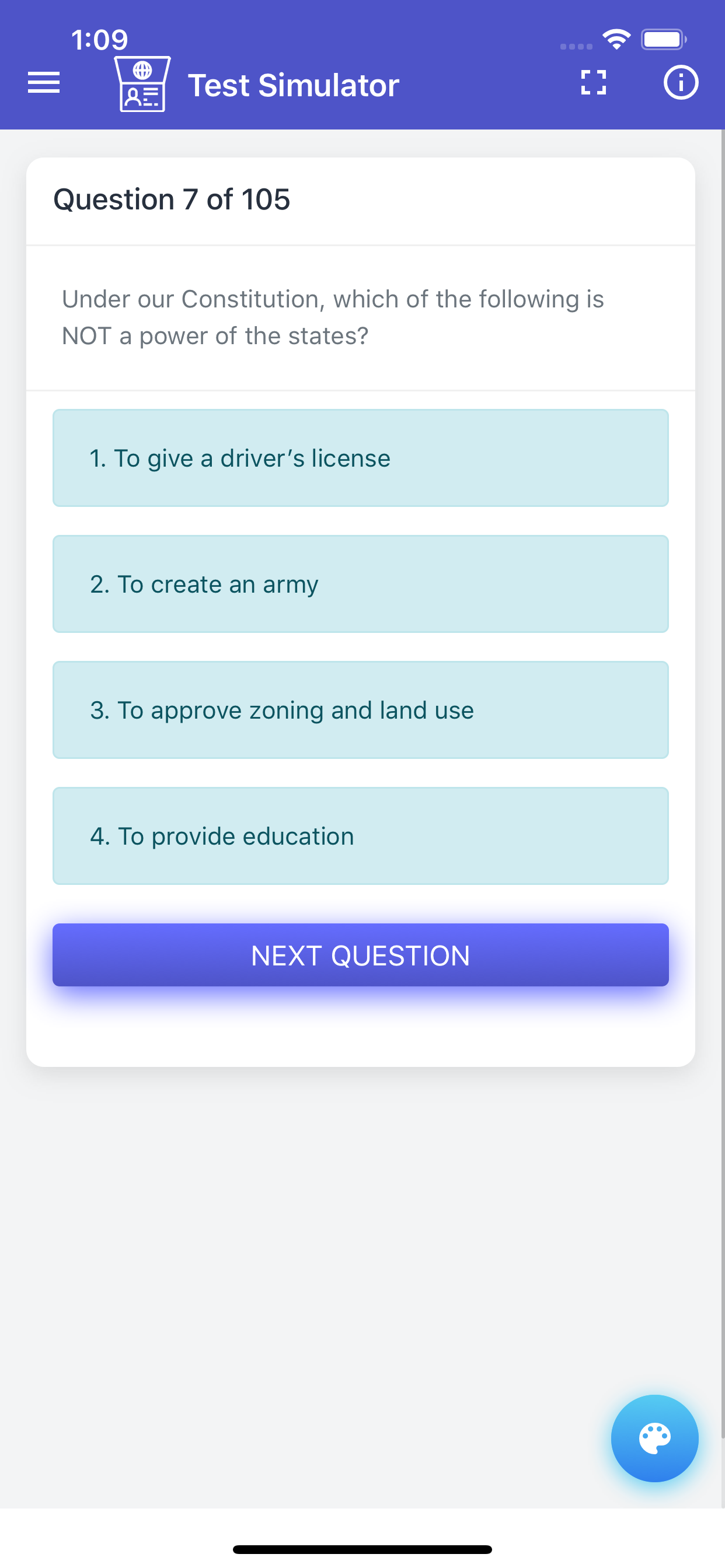 U.S. Citizenship Test Prep screenshot 7