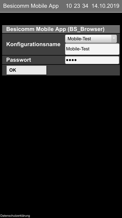 Screenshot #1 pour Besicomm Mobile App