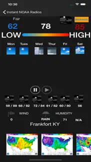 instant noaa radios lite iphone resimleri 2