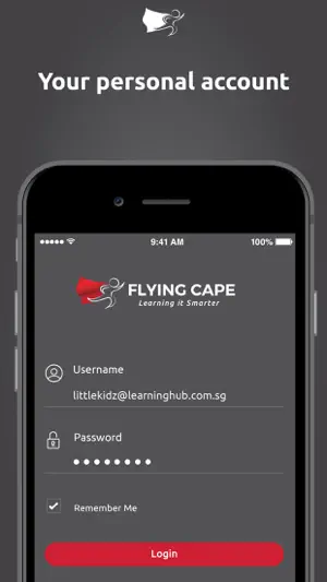 Flying Cape Partner screenshot 1