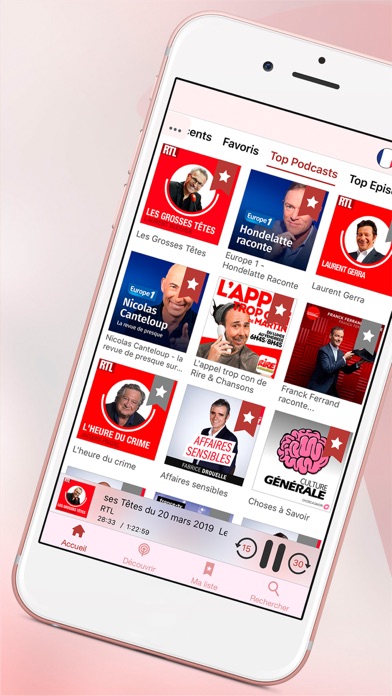Screenshot #1 pour Podcast myTuner - France