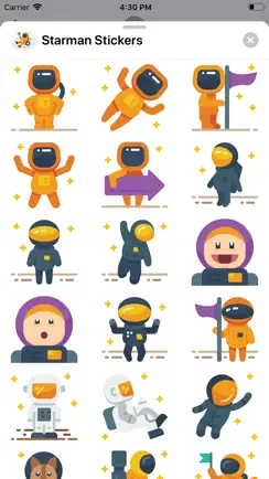 Starman Stickers for iMessage iPhone image 1