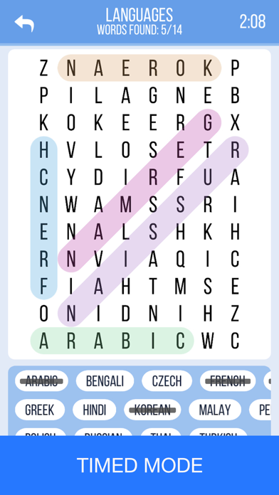 Word Search Puzzles Collectionのおすすめ画像4