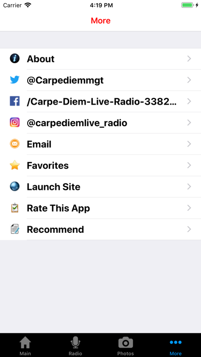Carpe Diem Live Radio screenshot 3