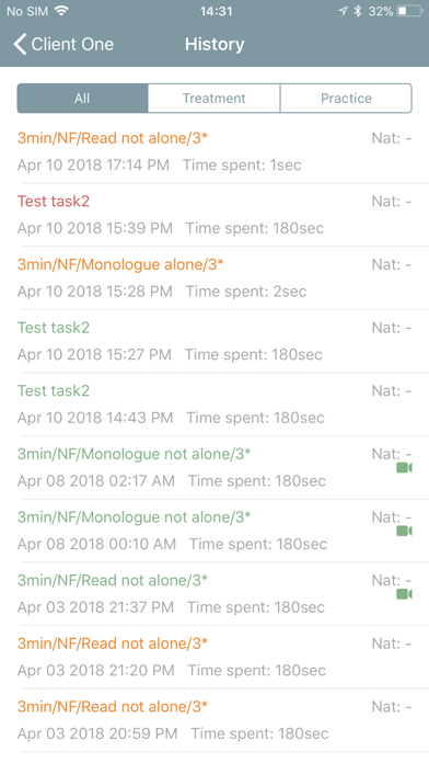 MPI-2 Stuttering Treatment Screenshot