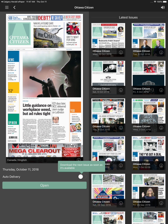 Screenshot #5 pour Ottawa Citizen ePaper