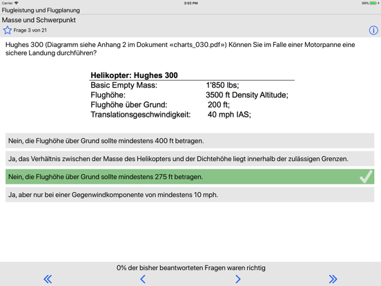 Questions PPL(H) GERMAN iPad screenshot